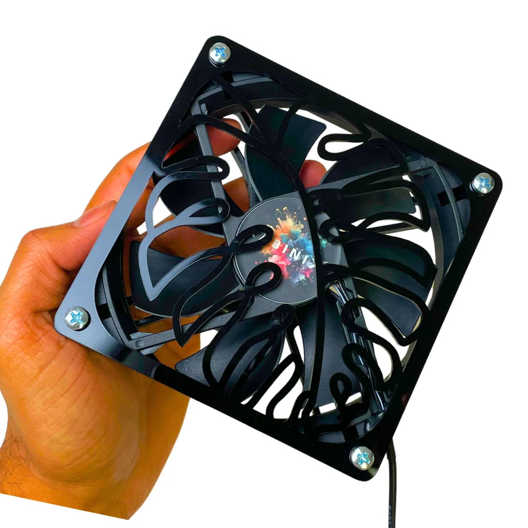 Fan with FlexiMount For Ikea Greenhouse Cabinet