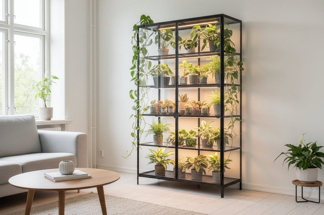 ❄️ February Plant Care: Keep Your Indoor Greenhouse Cabinet Cozy This Winter