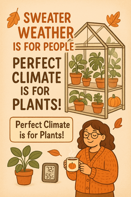 🎃 Cozy October Vibes: Keep Your Greenhouse Steady as Temps Drop