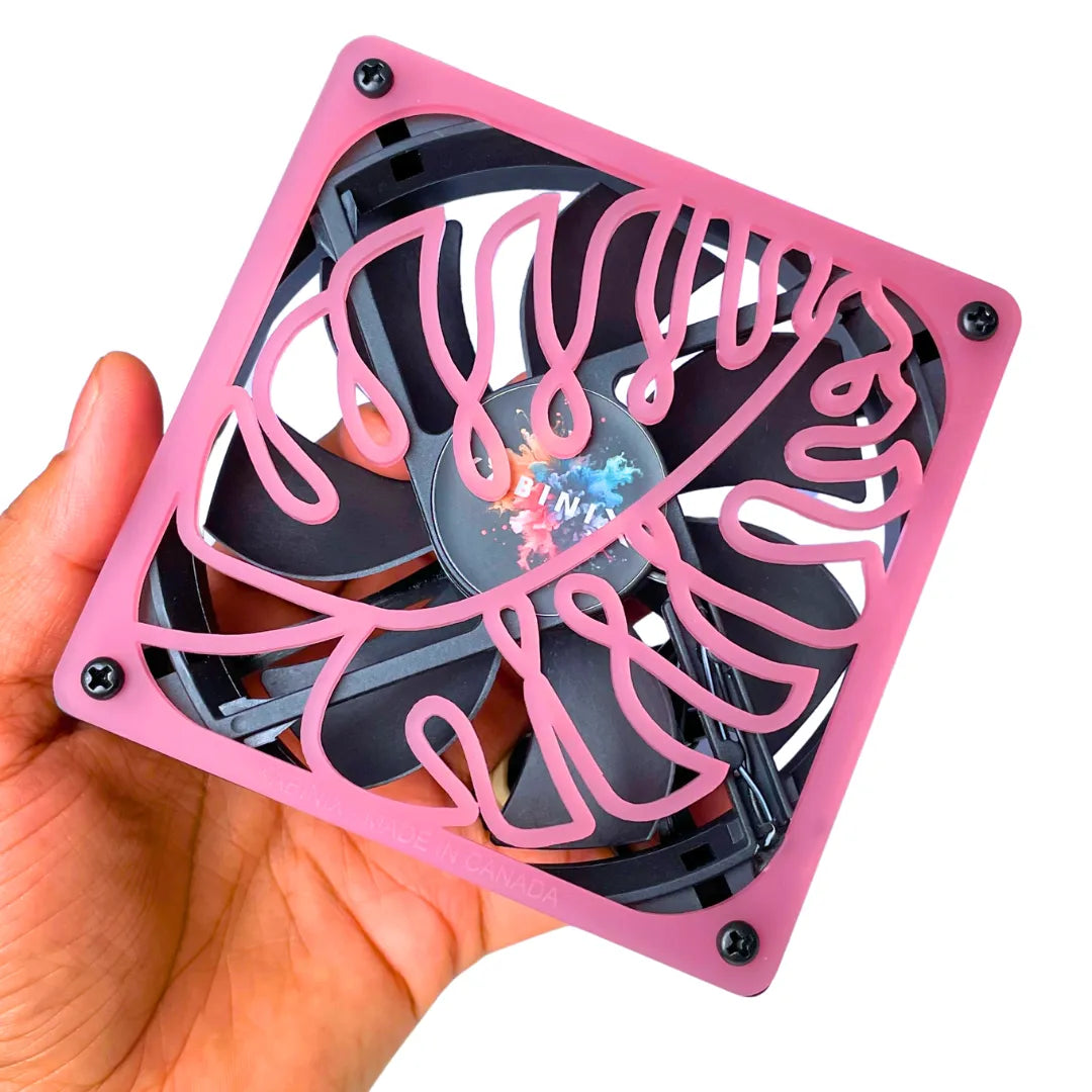 Fan with FlexiMount For Ikea Greenhouse Cabinet