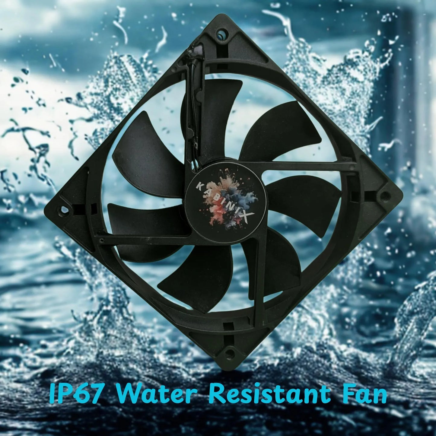 Fan with FlexiMount For Ikea Greenhouse Cabinet