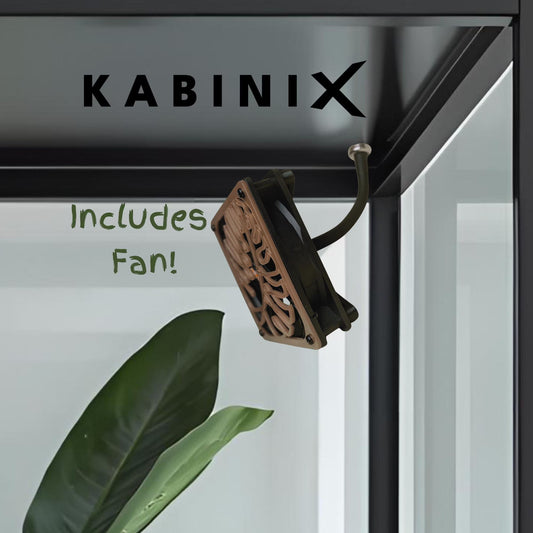 Fan with FlexiMount For Ikea Greenhouse Cabinet